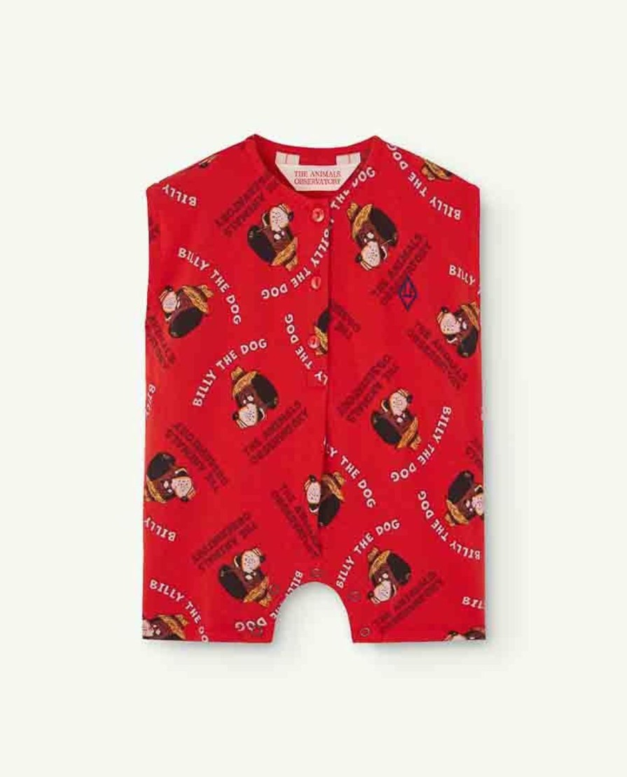 Baby The Animals Observatory | Rode Gans Baby Romper