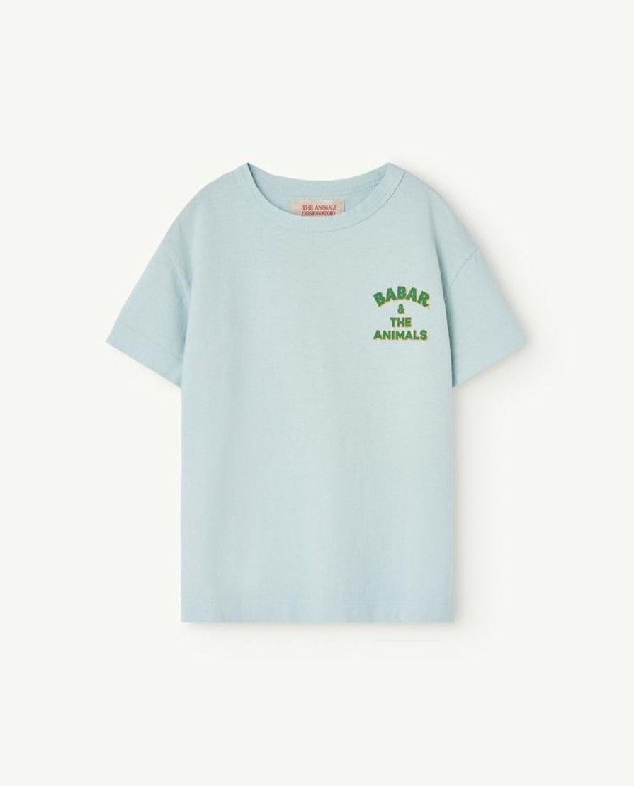 Kind The Animals Observatory | Babar Zacht Blauw Haan T-Shirt