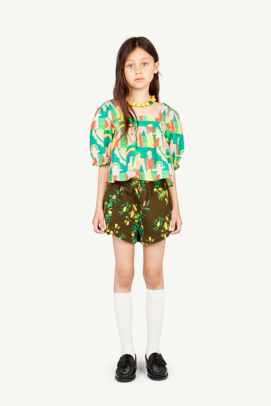 Kind The Animals Observatory | Groene Mandrilblouse