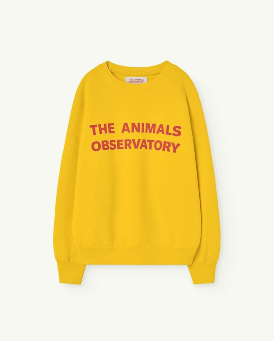 Kind The Animals Observatory | Geel Leo Kindersweatshirt