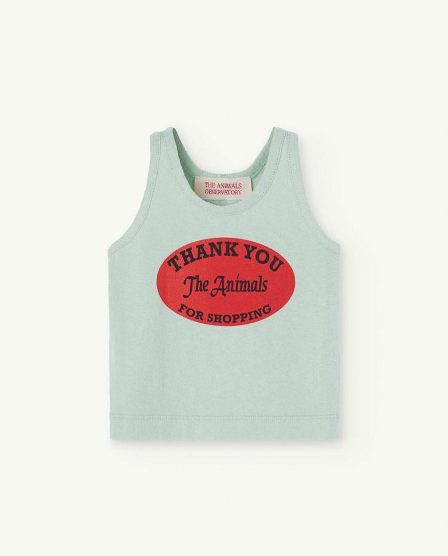 Baby The Animals Observatory | Turkoois Kikker Baby Tanktop