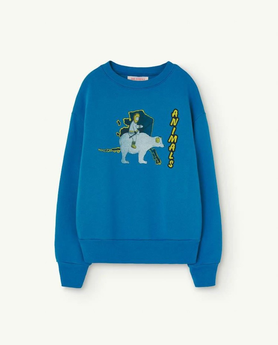 Kind The Animals Observatory | Blauwe Beer Sweatshirt