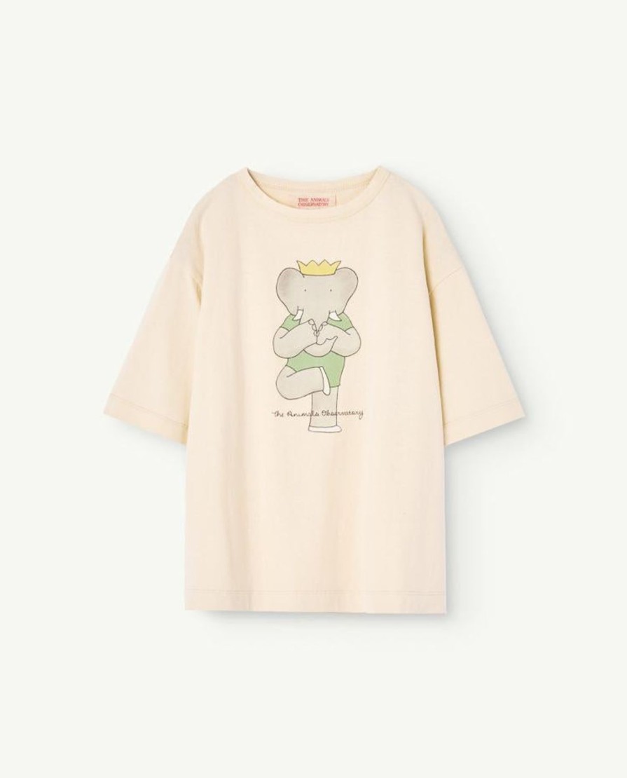 Kind The Animals Observatory | Babar Yoga Ecru Haan Oversized T-Shirt