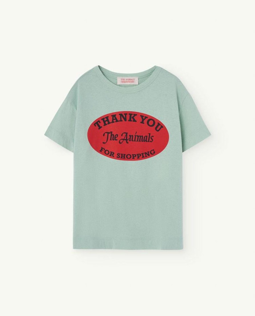 Kind The Animals Observatory | Turkoois Haan T-Shirt