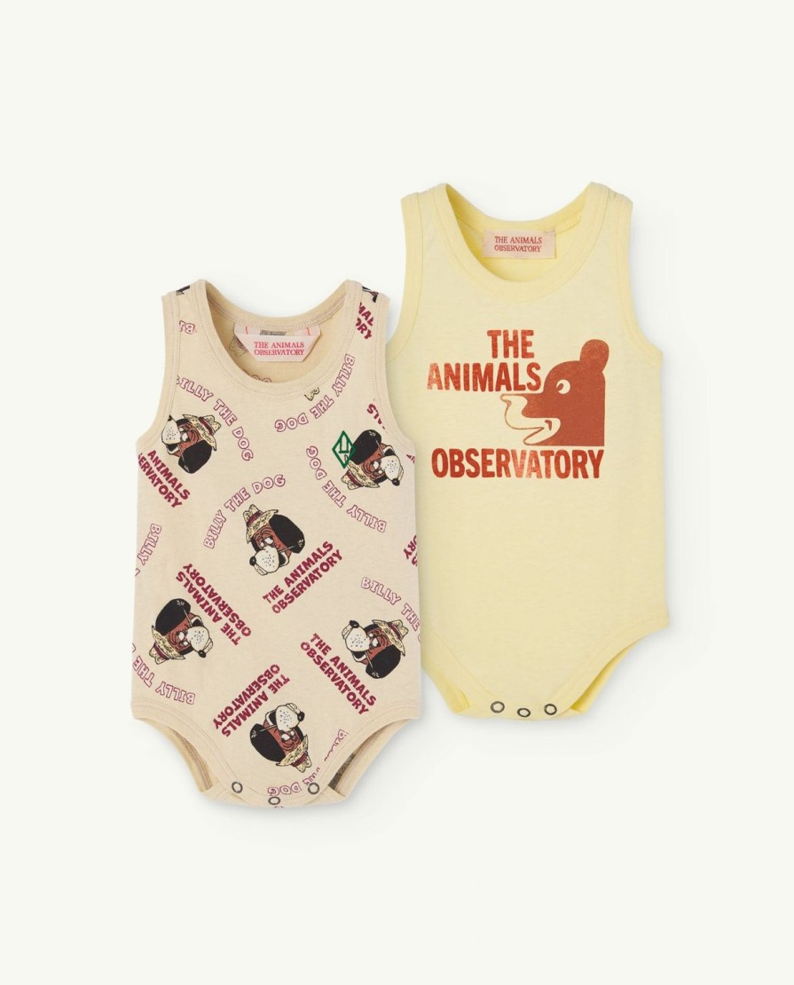 Baby The Animals Observatory | Zachte Gele Pakschildpad Babybody