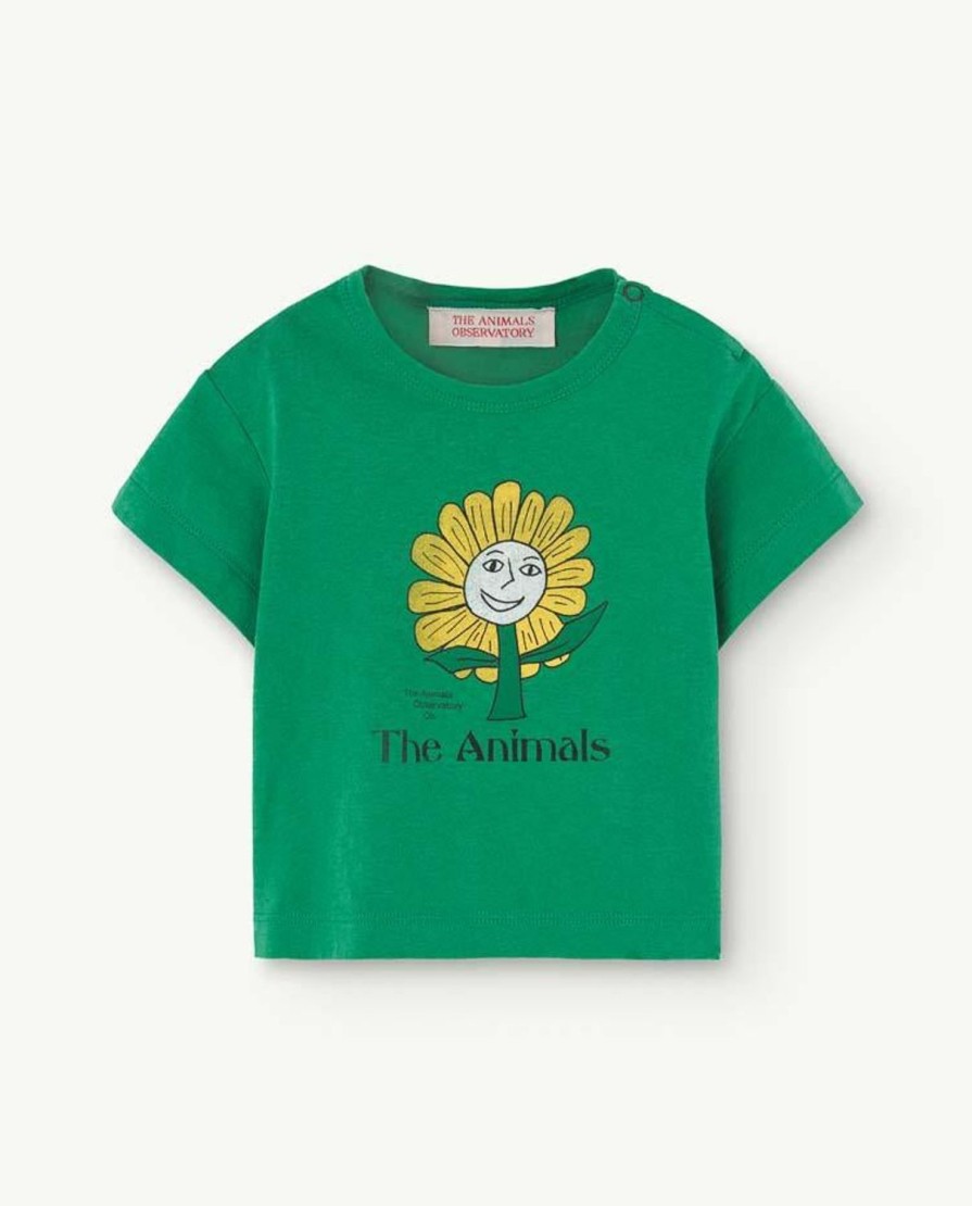 Baby The Animals Observatory | Groene Haan Baby-T-Shirt