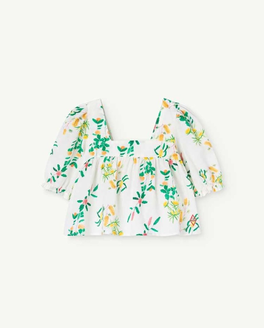 Kind The Animals Observatory | Witte Mandrilblouse