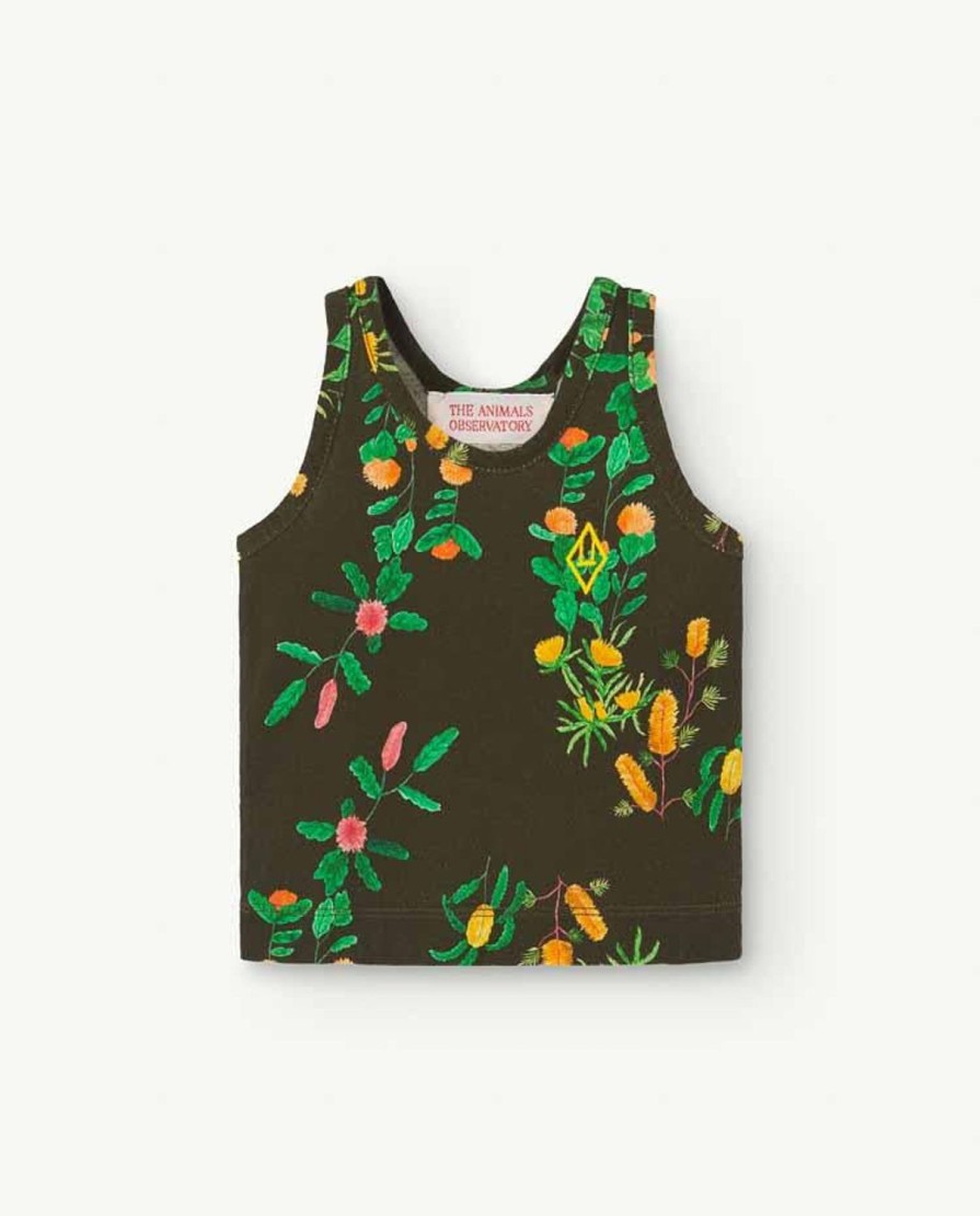 Baby The Animals Observatory | Diepbruine Kikker Babytanktop