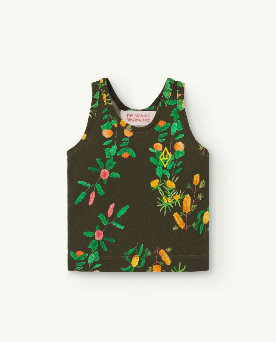 Baby The Animals Observatory | Diepbruine Kikker Babytanktop