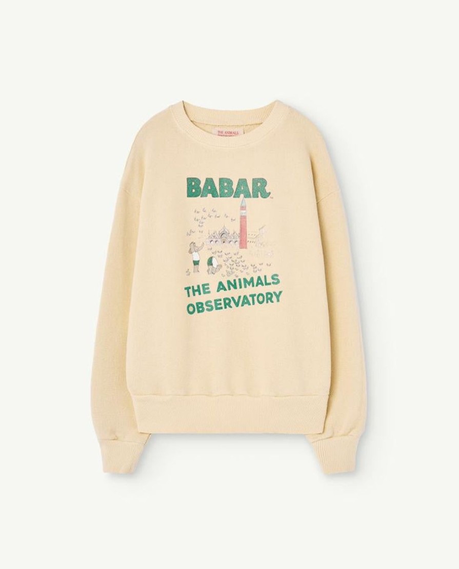 Kind The Animals Observatory | Babar Ecru Beer Sweatshirt