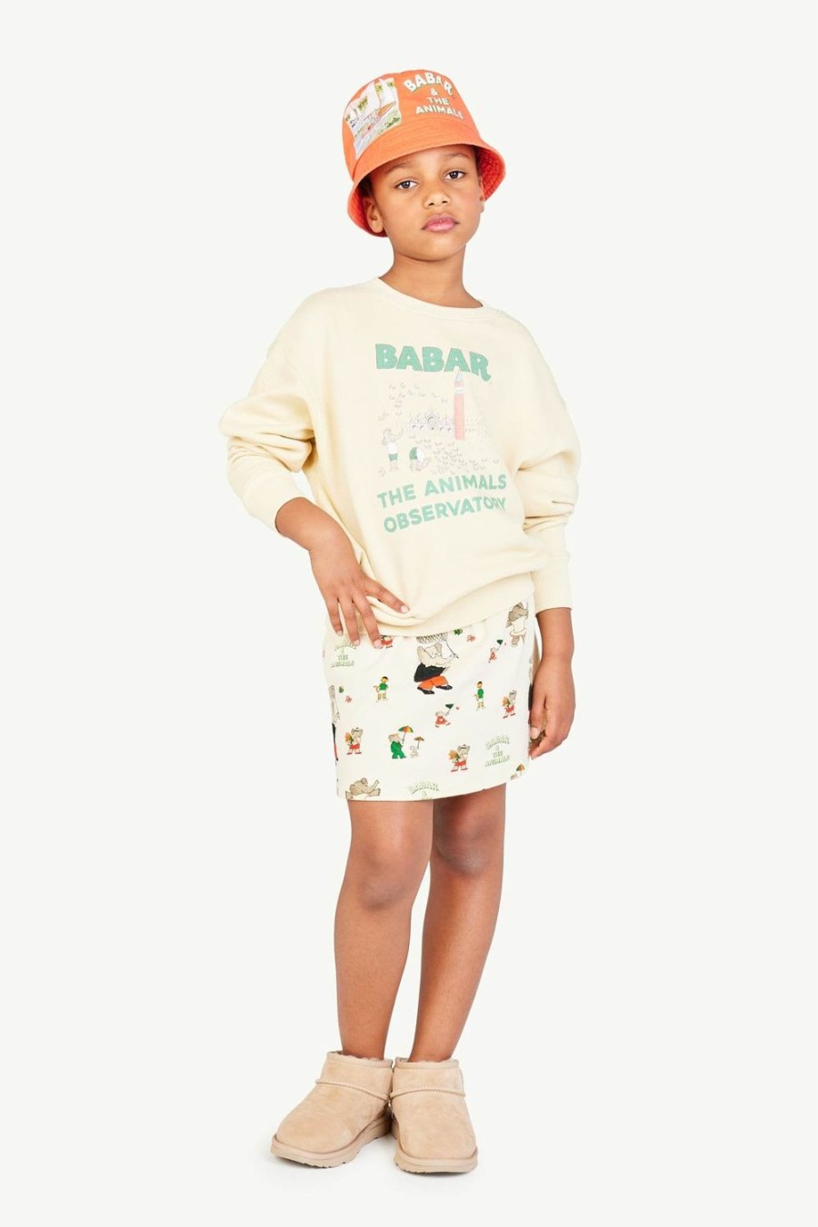 Kind The Animals Observatory | Babar Ecru Beer Sweatshirt