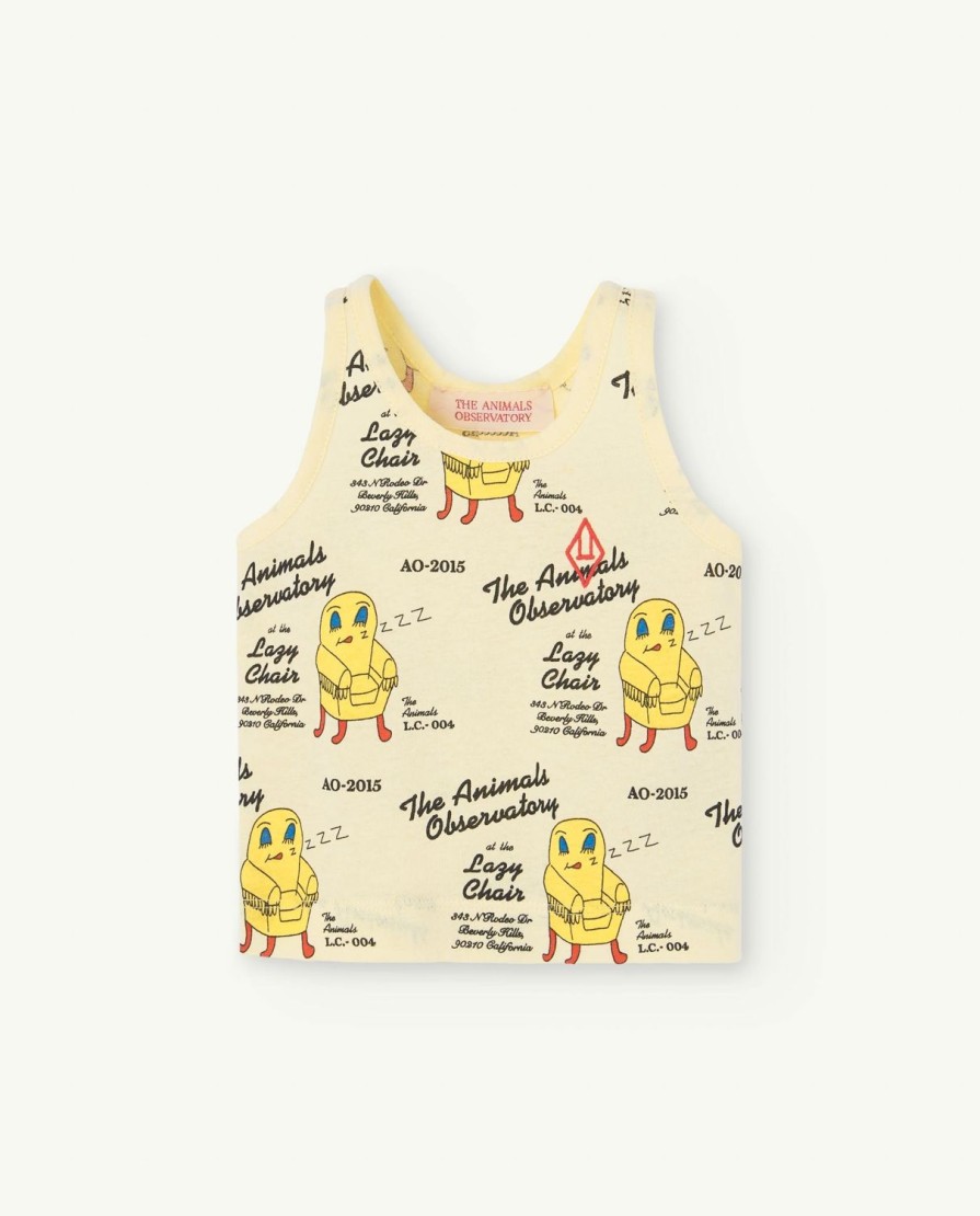 Baby The Animals Observatory | Zachte Gele Kikker Babytanktop