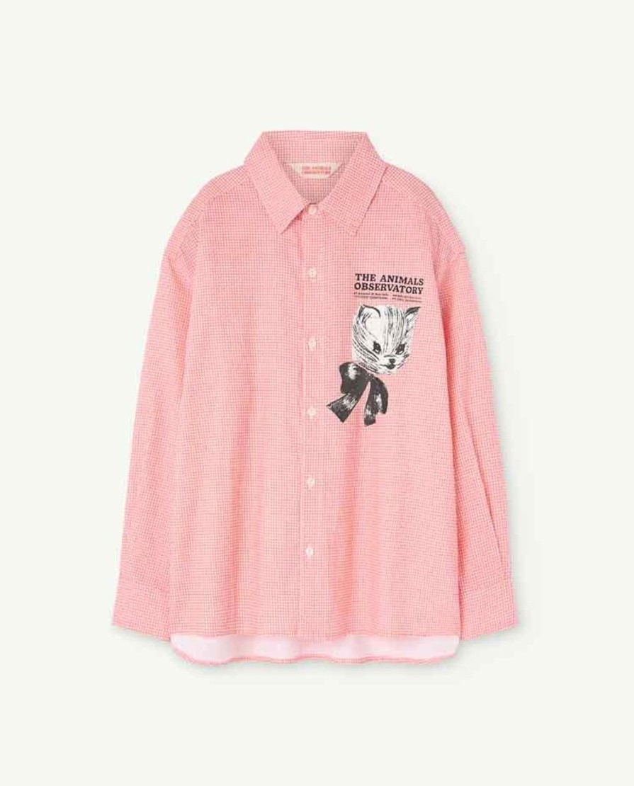 Kind The Animals Observatory | Witte Kitten Wolf Oversized Shirt