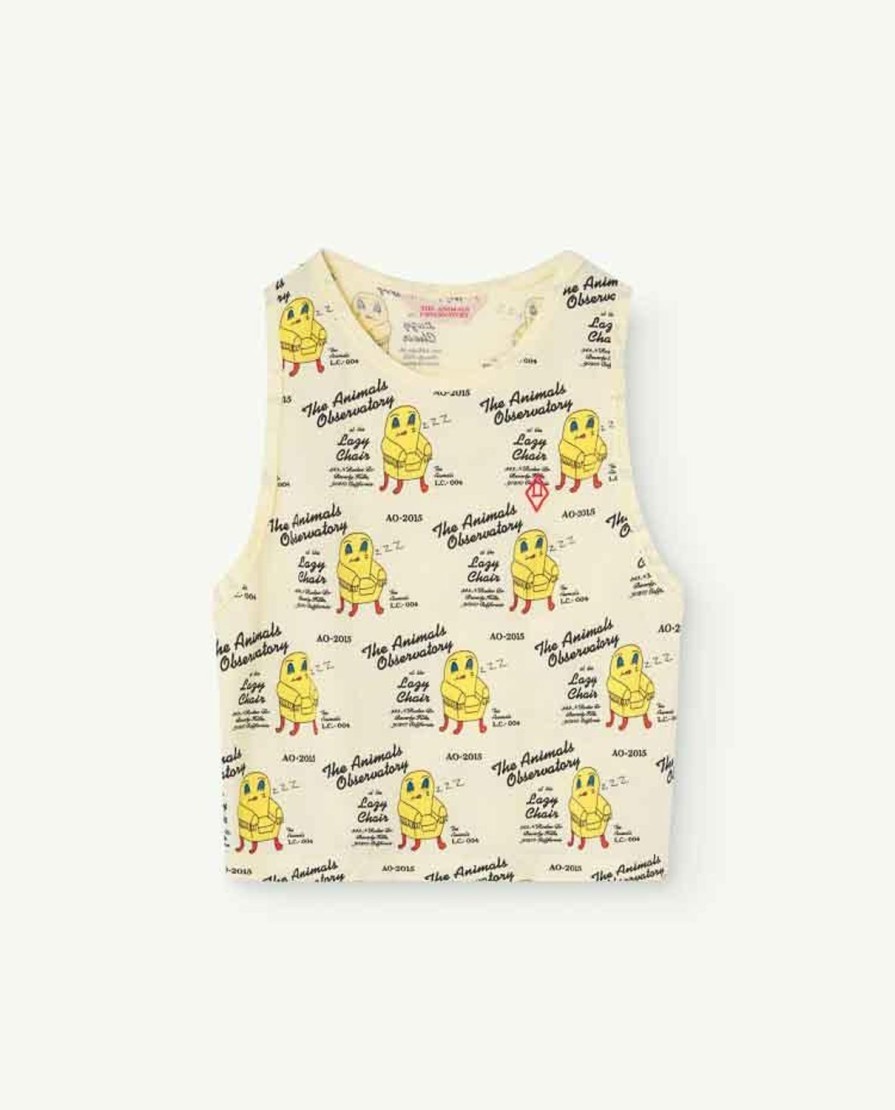 Kind The Animals Observatory | Zachte Gele Kikker Tanktop